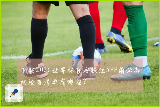 下载2026世界杯官方投注APP前必备的检查清单有哪些？
